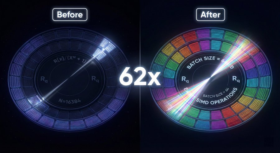 62x speedup from SIMD batching